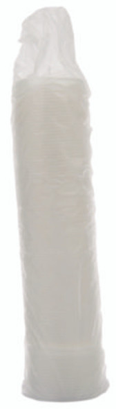 Non-Vented Cup Lids, Fits 6 Oz Hot Cups/2 Oz To 4 Oz Food Containers, Plastic, Translucent, 1,000/Carton
