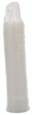 Non-Vented Cup Lids, Fits 6 Oz Hot Cups/2 Oz To 4 Oz Food Containers, Plastic, Translucent, 1,000/Carton