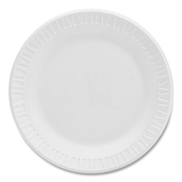 Concorde Foam Plate, 6" Dia, White, 1,000/Carton