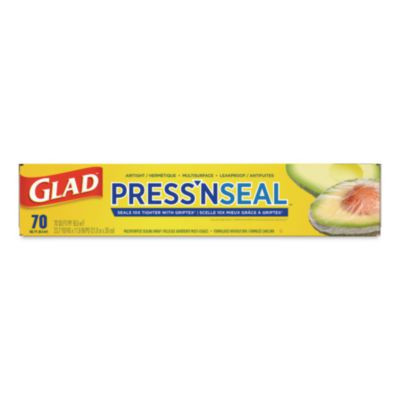Press'n Seal Food Plastic Wrap, 70 Sq Ft, 12/Carton