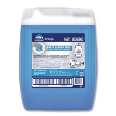 Manual Pot/Pan Dish Detergent, Original Scent, Five Gallon Cube