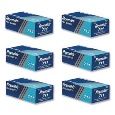 Pop-Up Interfolded Aluminum Foil Sheets, 9 x 10.75, 500/Box, 6 Boxes/Carton
