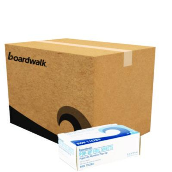 Standard Aluminum Foil Pop-Up Sheets, 63 Gauge, 9 x 10.75, 500/Box, 6 Boxes/Carton