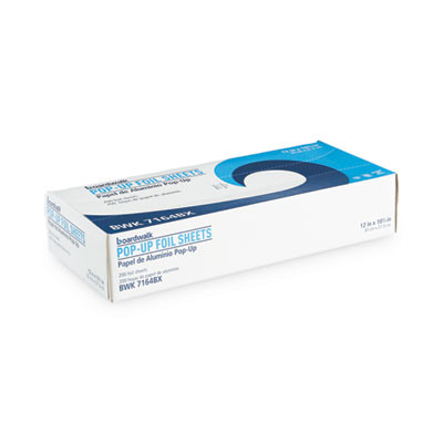 Standard Aluminum Foil Pop-Up Sheets, 63 Gauge, 12 x 10.75, 200/Box, 12 Boxes/Carton