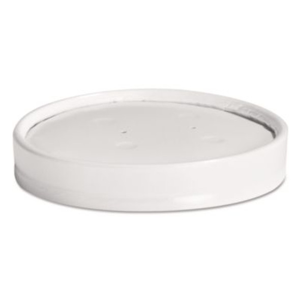 Vented Paper Lids, Fits 8 Oz To 16 Oz Hot Cups, White, 25/Sleeve, 40 Sleeves/Carton