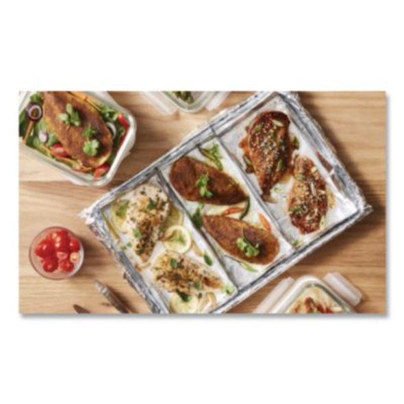 Pop-Up Interfolded Aluminum Foil Sheets, 10.75 x 12, 200/Box, 12 Boxes/Carton