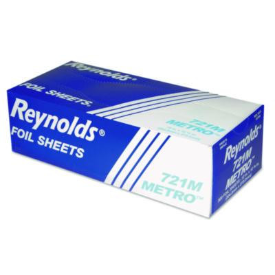 Metro Pop-Up Aluminum Foil Sheets, 10.75 x 12, 500/Box, 6 Boxes/Carton