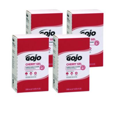 Cherry Gel Pumice Hand Cleaner Refill, Cherry Scent, 2,000 Ml, 4/Carton