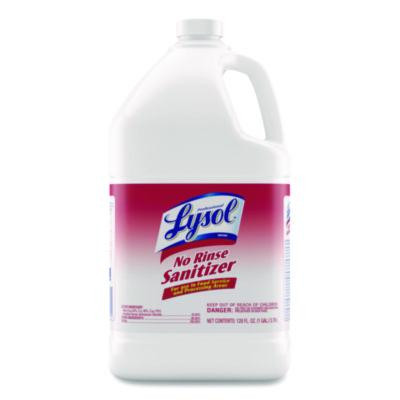 No Rinse Sanitizer Concentrate, Unscented, 1 Gal Bottle, 4/Carton