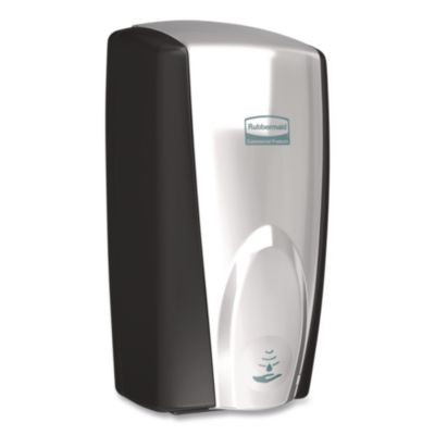 Autofoam Touch-Free Dispenser, 1,100 Ml, 5.2 X 5.25 X 10.9, Black/Chrome