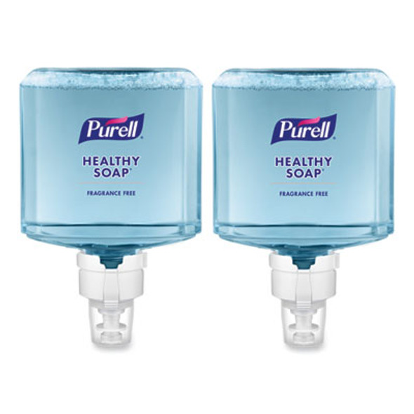 Healthy Soap Gentle And Free Foam Refill, For Es8 Dispensers, Fragrance-Free, 1,200 Ml, 2/Carton
