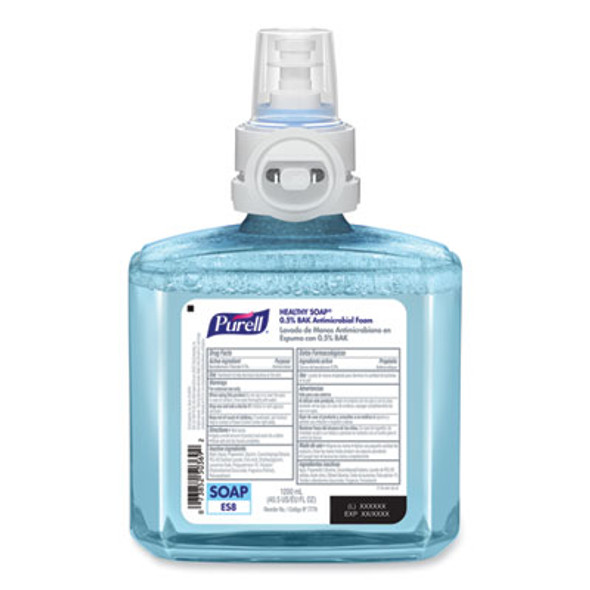Healthy Soap 0.5% Bak Antimicrobial Foam Refill, For Es8 Dispensers, Light Citrus Floral Scent, 1,200 Ml, 2/Carton