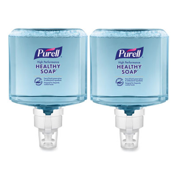 Clean Release Technology (Crt) Healthy Soap High Performance Foam Refill, For Es8 Dispensers, Fragrance-Free, 1,200 Ml, 2/Ct