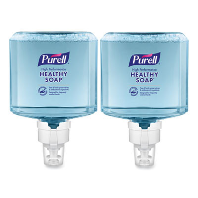 Clean Release Technology (Crt) Healthy Soap High Performance Foam Refill, For Es8 Dispensers, Fragrance-Free, 1,200 Ml, 2/Ct
