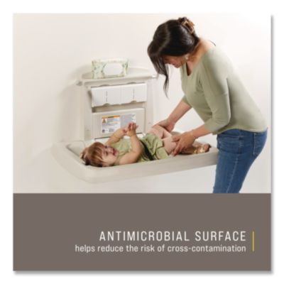 Sturdy Station 2 Baby Changing Table, 33.5 X 21.5, Platinum