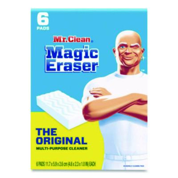 Magic Eraser, 2.3 X 4.6, 1" Thick, White, 6/Pack, 6 Packs/Carton