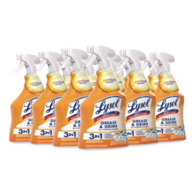 Kitchen Pro Antibacterial Cleaner, 22 Oz Spray Bottle, 9/Carton