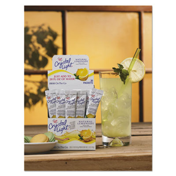Flavored Drink Mix, Lemonade, 30 .17Oz Packets/Box
