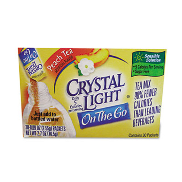 Flavored Drink Mix, Peach Tea, 30 .09Oz Packets/Box