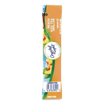 Flavored Drink Mix, Peach Tea, 0.09 Oz Packet, 30/Box