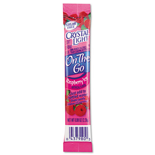 Flavored Drink Mix, Raspberry Ice, 30 .08Oz Packets/Box