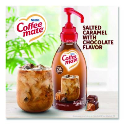 Liquid Creamer Pump Bottle, Salted Caramel Chocolate, 1.5 L Pump Bottle