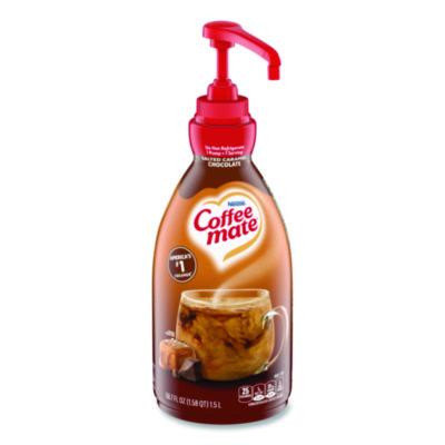 Liquid Creamer Pump Bottle, Salted Caramel Chocolate, 1.5 L Pump Bottle