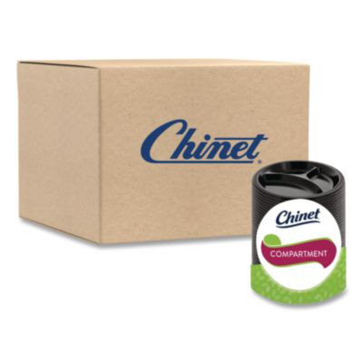 Heavyweight Plastic 3-Compartment Plates, 10.25" Dia, Black, 125/Pack, 4 Packs/Carton