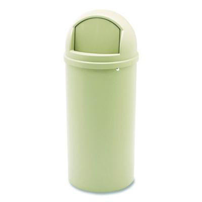 Marshal Classic Container, 15 Gal, Plastic, Beige