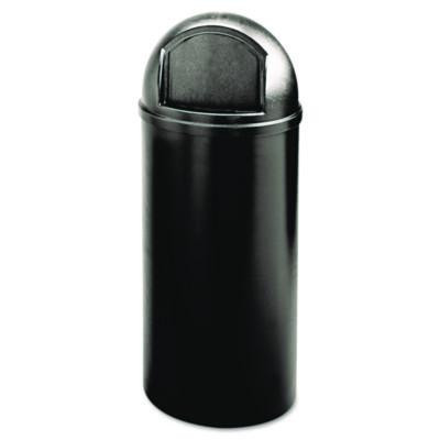 Marshal Classic Container, 15 Gal, Plastic, Black