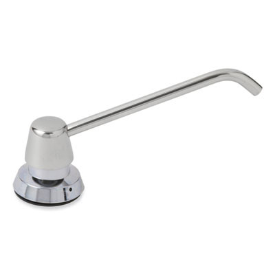 Counter-Mounted Soap Dispenser, 34 Oz,  3 x 4 x 6, Stainless Steel