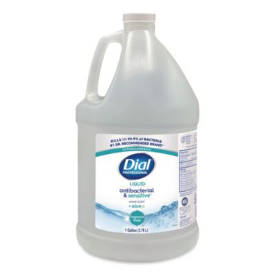 Antibacterial Liquid Hand Soap For Sensitive Skin Refill, Light Floral Scent, 1 Gal, 4/Carton