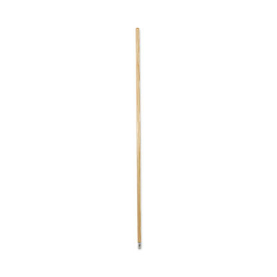 Lie-Flat Screw-In Mop Handle, 1.13" Dia x 60", Natural