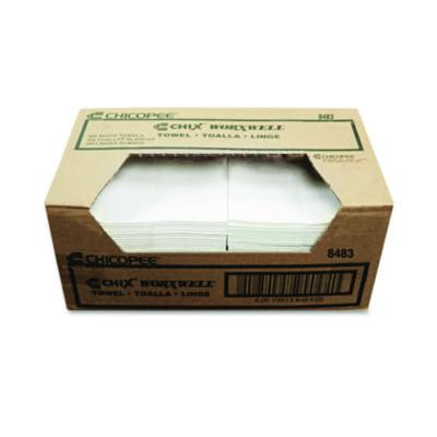 Durawipe Shop Towels, 13 X 15, Flat, White, 300/Carton