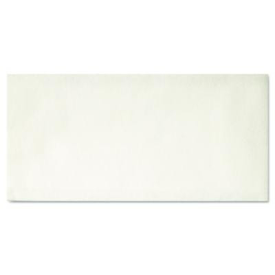 Linen-Like Guest Towels, 1-Ply, 12 x 17, White, 125 Towels/Pack, 4 Packs/Carton
