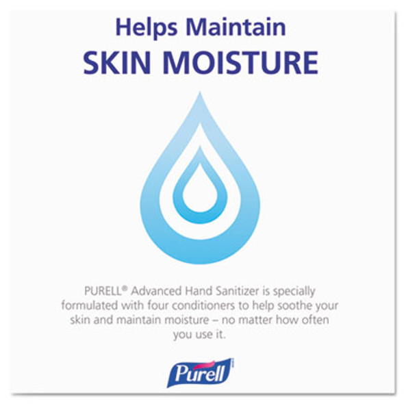 Advanced Hand Sanitizer Green Certified Gel Refill, For Adx-7 Dispensers, 700 Ml, Fragrance-Free, 4/Carton