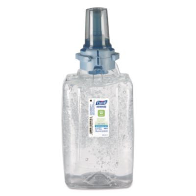 Advanced Hand Sanitizer Green Certified Gel Refill, For Adx-12 Dispensers, 1,200 Ml, Fragrance-Free, 3/Carton