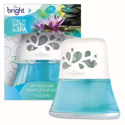 Scented Oil Air Freshener, Calm Waters And Spa, Blue, 2.5 Oz, 6/Carton