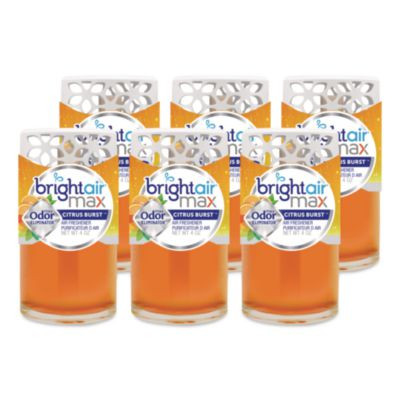 Max Scented Oil Air Freshener, Citrus Burst, 4 Oz, 6/Carton