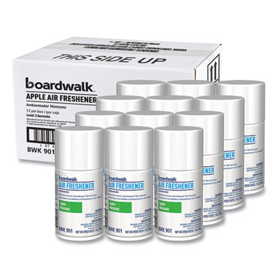Metered Air Freshener Refill, Apple Harvest, 7 Oz Aerosol Spray, 12/Carton