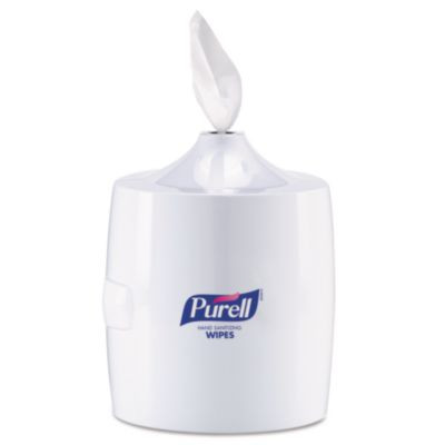 Hand Sanitizer Wipes Wall Mount Dispenser, 1,200/1,500 Wipe Capacity, 13.3 X 11 X 10.88, White