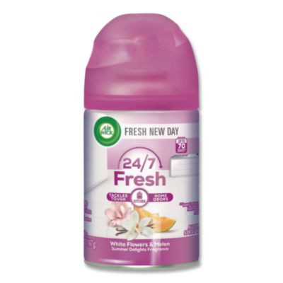 Freshmatic Life Scents Ultra Refill, White Flowers And Melon Summer Delights, 5.89 Oz Aerosol Spray