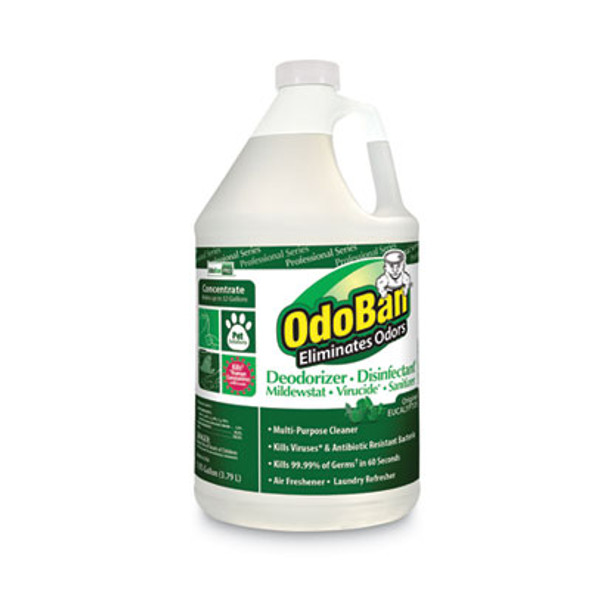 Concentrated Odor Eliminator, Eucalyptus, 1 Gal Bottle, 4/Carton