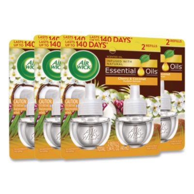 Scented Oil Refills, Paradise Retreat, 0.67 Oz, 2/Pack, 6 Packs/Carton