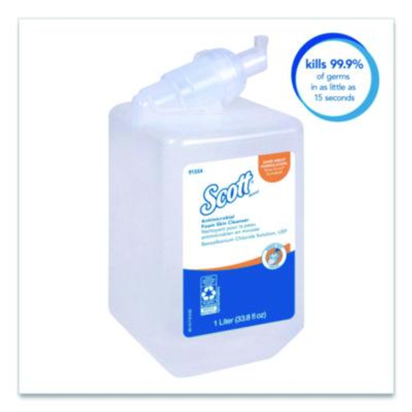 Antimicrobial Foam Skin Cleanser Refill, Fresh Scent, 1,000 Ml