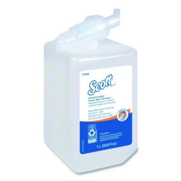 Antimicrobial Foam Skin Cleanser Refill, Fresh Scent, 1,000 Ml