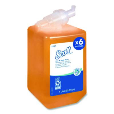 Essential Hair And Body Wash, Citrus Floral Scent, 1 L, 6/Carton