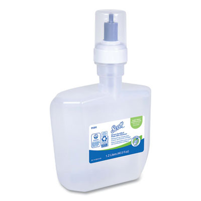 Essential Green Certified Foam Skin Cleanser Refill, Unscented, 1,200 Ml, 2/Carton