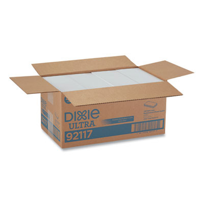 1/8-Fold Linen-Replacement Dinner Napkins, 2-Ply, 17 x 17, White