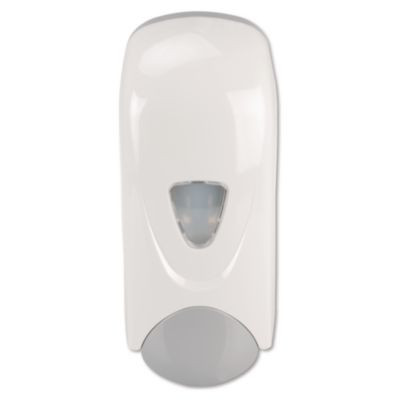 Foam-Eeze Bulk Foam Soap Dispenser With Refillable Bottle, 1,000 Ml, 4.88 X 4.75 X 11, White/Gray
